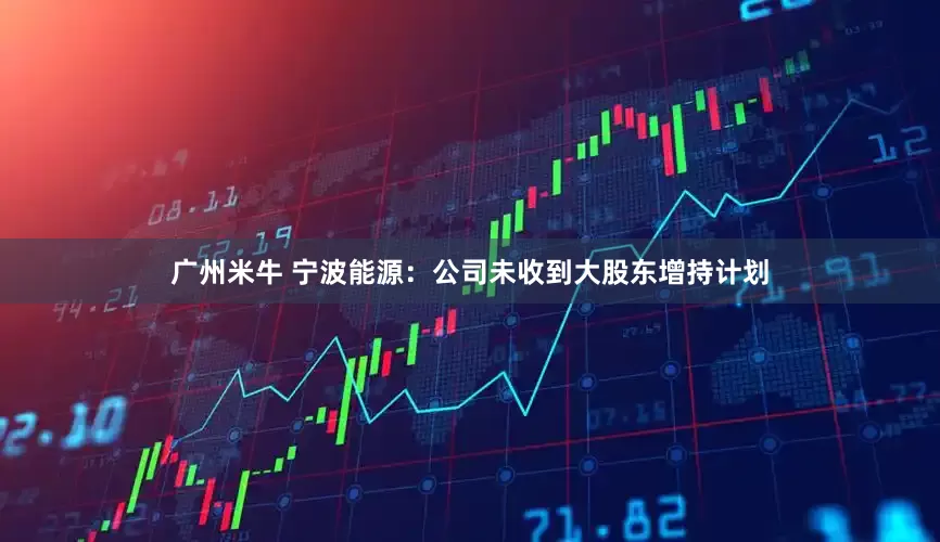 广州米牛 宁波能源：公司未收到大股东增持计划